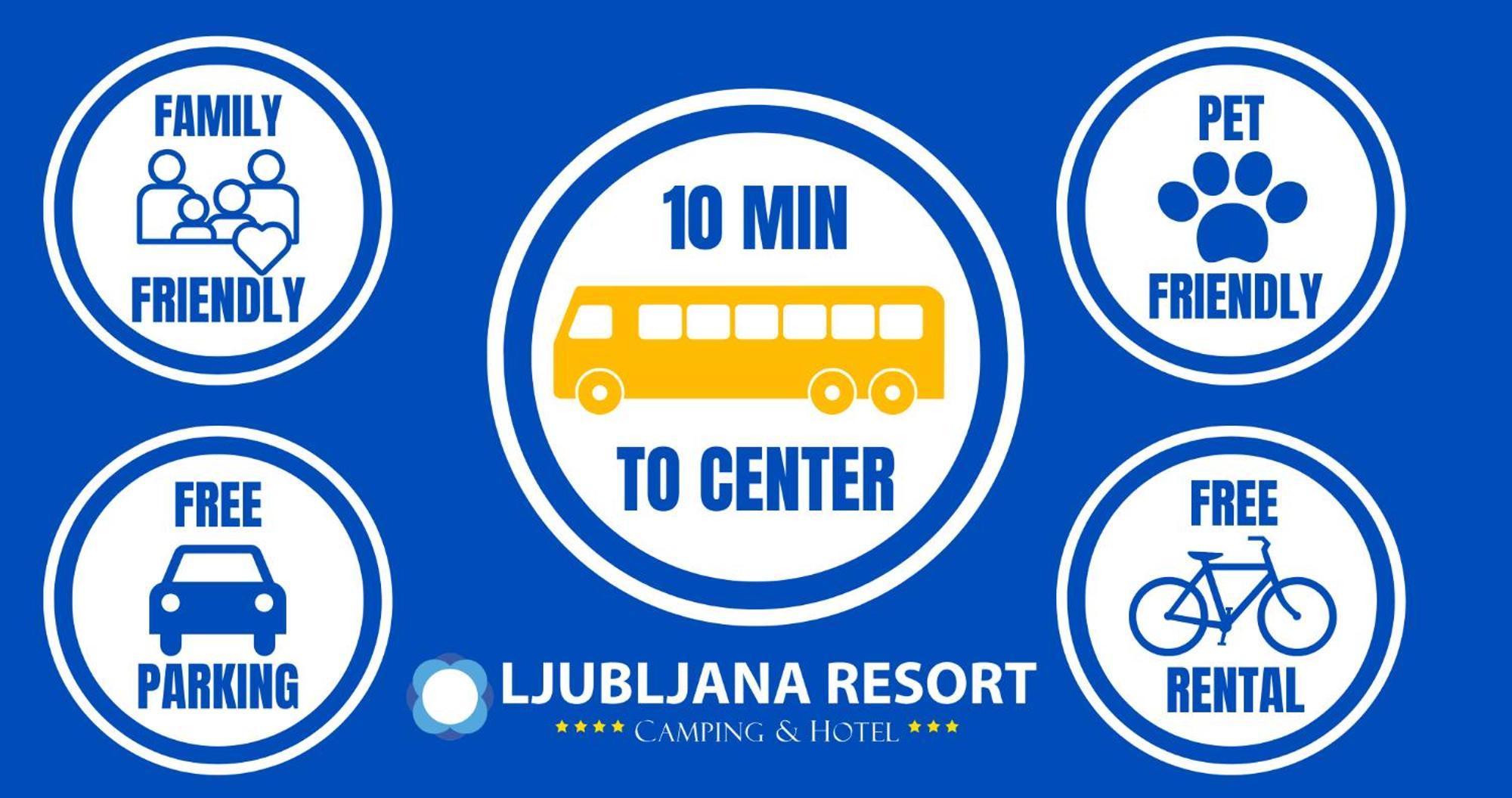 Ljubljana Resort Hotel & Camping Exterior foto